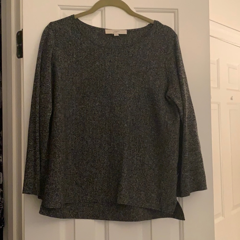 LOFT Black and White Top